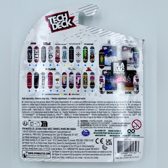 3 Tech Deck Jamie Big Boy Foy, Toy Machine, and Diamond Supply Co - Picture 5 of 9